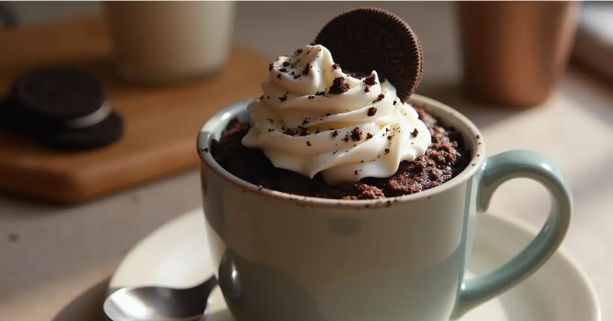 delicious oreo mug cake recipe ,quick and so easy