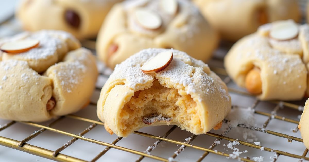 Almond Croissant Cookies