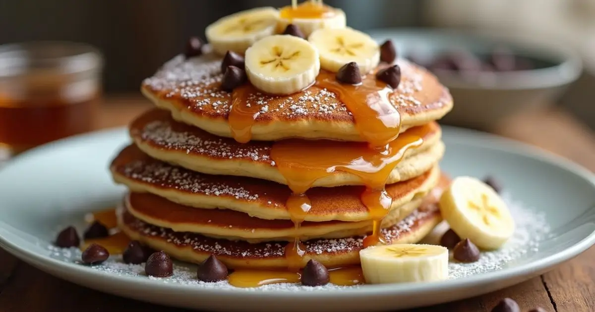 Banana Chocolate Chip Pancakes: Perfectly Decadent