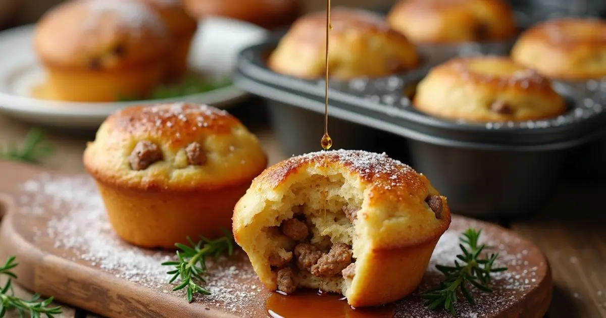 Ultimate Sausage Pancake Muffins recipe